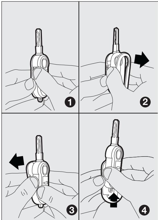 FIAT PUNTO 2013 - MPLACEMENT DU BOITIER TELÉCOMMANDE fig. 7 - 1