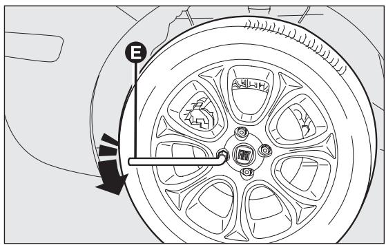 FIAT PUNTO 2013 - Proceder au remplacement de la roue en agissant comme suit : - 2