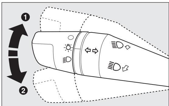 FIAT PUNTO 2013 - Fonction changement de file - 1
