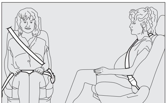 FIAT PUNTO 2013 - AVERTISSEMENTS GÉNÉRAUX RELATIFS À L'UTILISATION DES CEINTURES DE SECURITÉ - 1