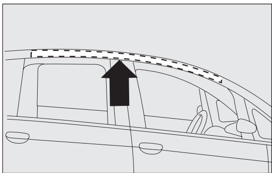 FIAT PUNTO 2013 - AIRBAGS LATÉRAUX DE PROTECTION DE LA Tête (AIRBAG RIDEAU) fig. 140 - 2