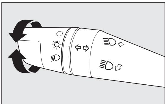 FIAT PUNTO 2013 - FEUX DE CROISEMENT/ FEUX DE POSITION fig. 42 - 1