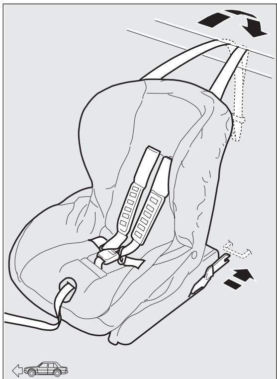 FIAT PUNTO 2013 - PRÉ-ÉQUIPEMENT POUR LE MONTAGE DU SIÈGE ENFANT « ISOFIX UNIVERSEL » - 1