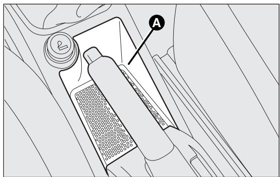 FIAT PUNTO 2013 - COMPARTIMENT SUR LE TUNNEL CENTRAL - 1