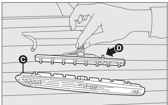 FIAT PUNTO 2013 - ÉCLAIRAGE DE PLAQUE - 1