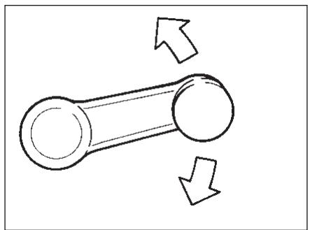 FIAT SEDICI 2011 - LEVE-VITRESÀCOMMANDE MANUELLE - 1
