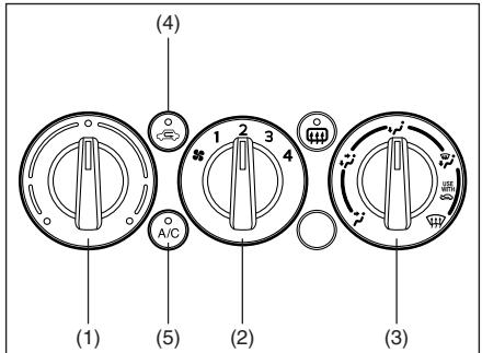 FIAT SEDICI 2011 - Sélecteur vitesses du ventilateur (2) - 1