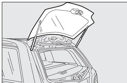 FIAT STILO 2006 - OUVERTURE DE SECOURS DU HAYON DE L'INTERIEUR DE LA VOITURE (uniquement pour les versions Multi Wagon) - 2