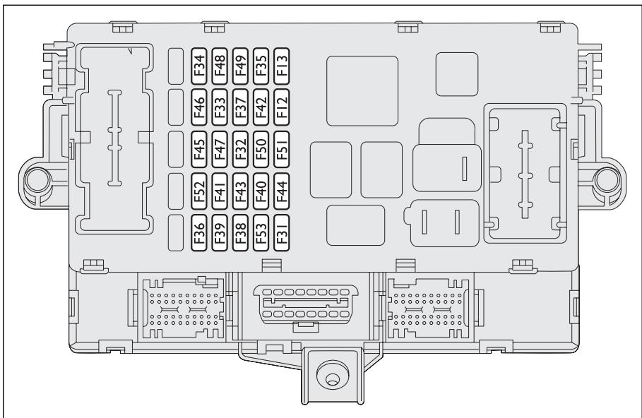 FIAT STILO 2006 - ACCES AUX FUSIBLES - 2