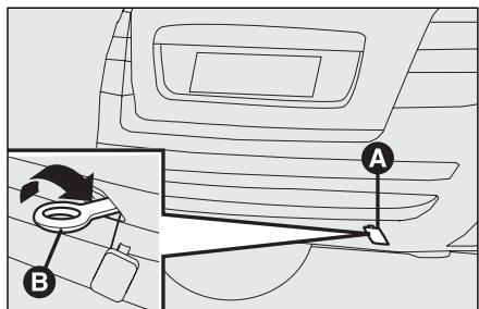 FIAT STILO 2006 - ATTELAGE DE L'ANNEAU DE TRACTAGE - 2