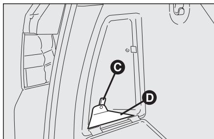 FIAT STILO 2006 - Centrale compartment porte-bagages fig. 65 - 2