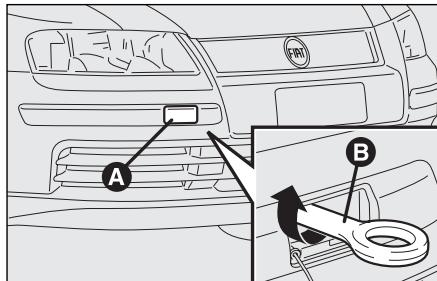 FIAT STILO 2006 - ATTELAGE DE L'ANNEAU DE TRACTAGE - 1