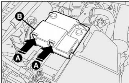 FIAT STILO 2006 - Centrale sur le pôle positif de la batterie fig. 61 - 1