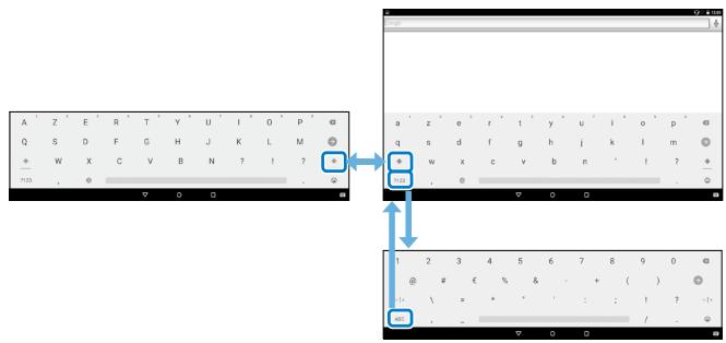 EPSON MOVERIO BT-300 - Modifier le mode de saisie de texte - 1