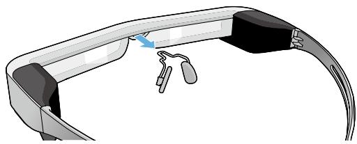 EPSON MOVERIO BT-300 - Port sur des lunettes - 3