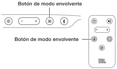 JBL CINEMA SB200,  CINEMA SB400 - CAMBIO DEL MODO DE SONIDO ENVOLVENTE - 1