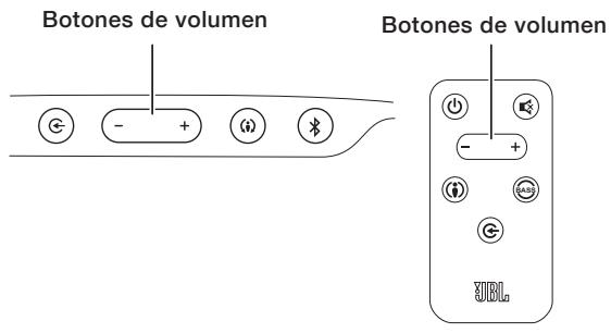 JBL CINEMA SB200,  CINEMA SB400 - AJUSTE DEL VOLUMEN DEL SISTEMA - 1