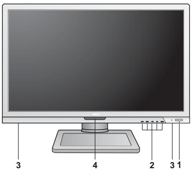 BENQ BL2201PT, BL2400PT, BL2410PT - Vue avant - 1