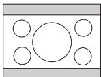 BENQ GP3 - Positionnement du projecteur Identification de la taille de projection souhaitée - 2