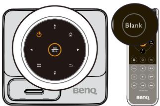 BENQ GP3 - Masquage de l'image - 1