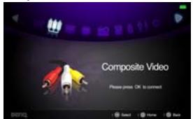 BENQ GP3 - Affichage d'images avec un PC unurreillevéo - 2