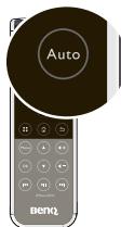 BENQ GP3 - Réglage automatique de l'image - 1