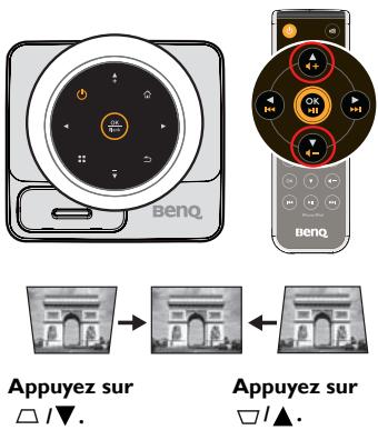 BENQ GP3 - Correction de la déformation trapézoidale - 1