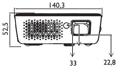 BENQ GP3 - Dimensions - 2