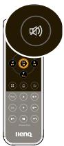 BENQ GP3 - Réduire le son au silence - 1