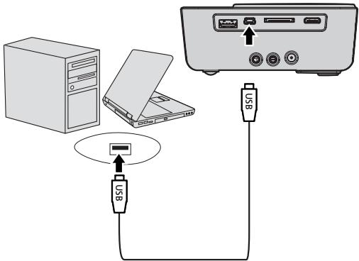 BENQ GP3 - Pour connecter le projecteur à un ordinateur notebook ou de bureau : - 3