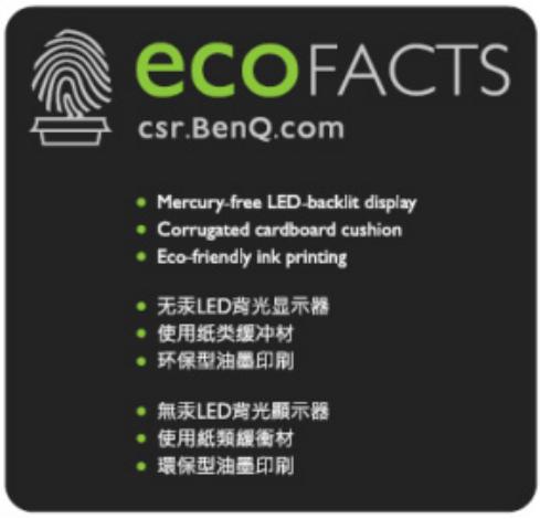 BENQ M33 - BenQ ecoFACTS - 1