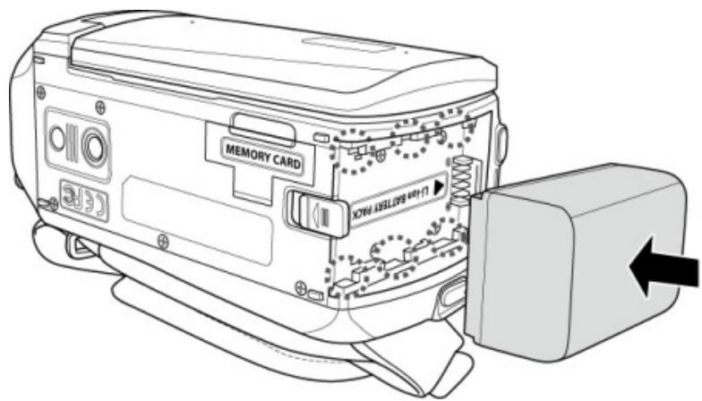 BENQ M33 - Inserting the battery - 1