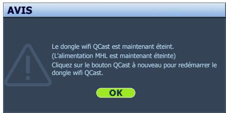 BENQ MW705,  MX704 - Démarrer la projection sans fil - 5