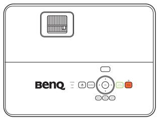 BENQ MW705,  MX704 - Démarrer la projection sans fil - 2