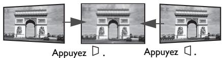 BENQ MW705,  MX704 - Correction trapézoidale - 3