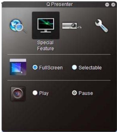 BENQ MX613ST,  MX618ST,  MX660P - Utiliser Q Presenter - 3