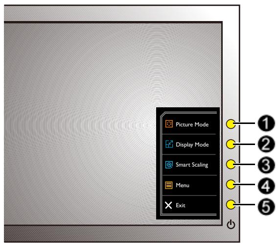 BENQ RL2240H,  RL2450HT - Utilisation de base des menus - 2