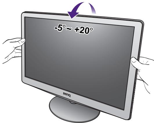 BENQ RL2240H,  RL2450HT - Fixez la base du moniteur. - 6