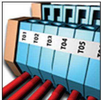 DYMO RHINO 5200 - étiquette de bloc de jonction - 1