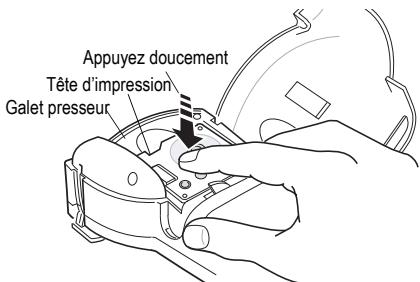 DYMO RHINOPRO 5000 - Pour insérer la cassette de ruban. - 4