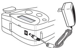 DYMO RHINOPRO 5000 - Pour connecter l'adaptateur c.a. - 1