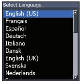 LOWRANCE ELITE 7 HDI - Set Language - 1
