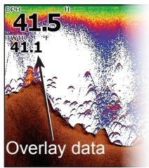 LOWRANCE ELITE 7 HDI - Overlay Data - 1