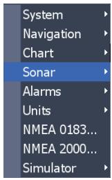LOWRANCE ELITE 7 HDI - Sonar Settings - 1