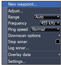 LOWRANCE ELITE 7 HDI - Page menus - 5