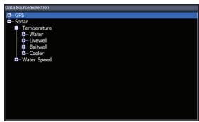 LOWRANCE ELITE 7 HDI - Data sources - 2