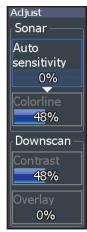 LOWRANCE ELITE 7 HDI - Adjust - 1