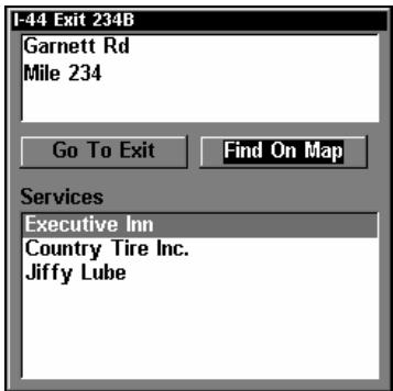 LOWRANCE GLOBALMAP 5300C - Find Interstate Highway Exits - 5