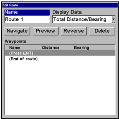 LOWRANCE GLOBALMAP 5300C - Routes Created in the Unit - 3