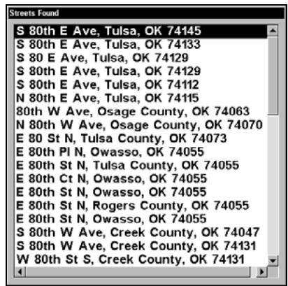 LOWRANCE GLOBALMAP 5300C - Find a Street - 4